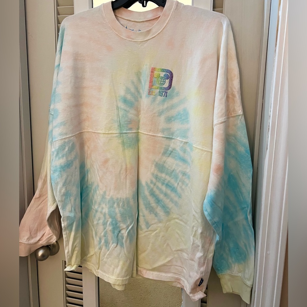 Rainbow Tie-Dye Cotton Walt Disney World Spirit Jersey